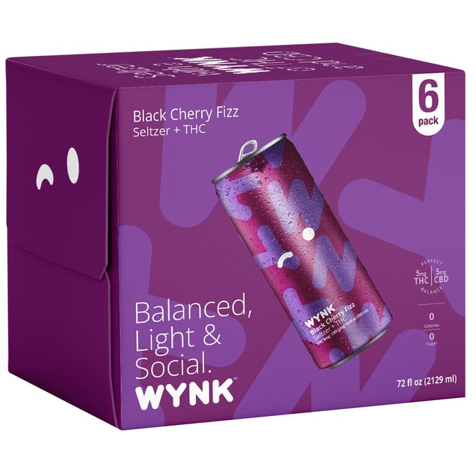 Wynk Black Cherry Fizz THC 5mg
