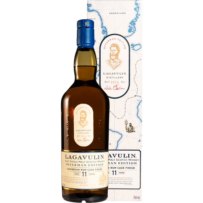 Lagavulin 11 year old Offerman Edition Finished in Caribbean Oak Casks Limited Release 2024