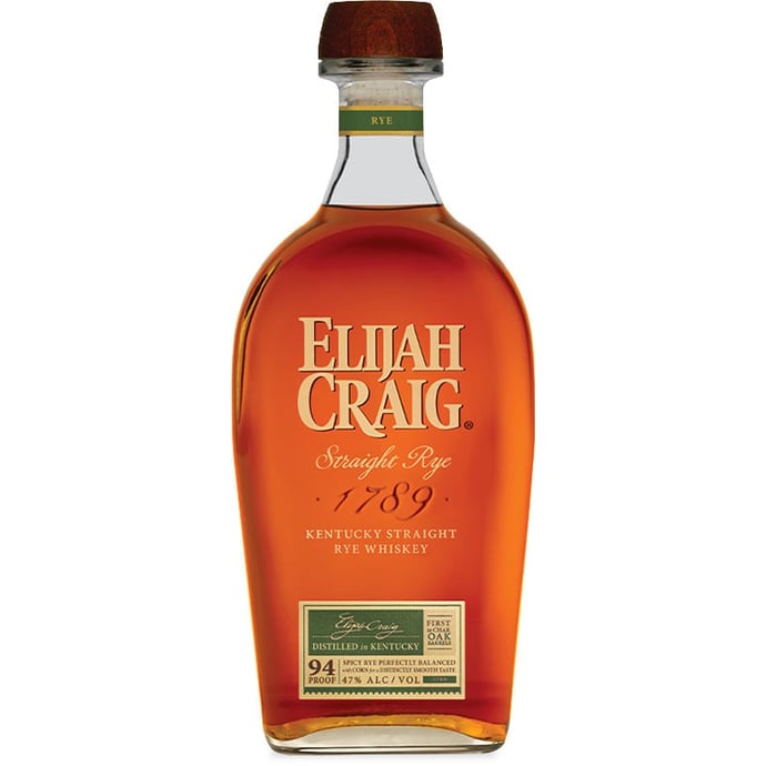Elijah Craig Straight Rye Whiskey