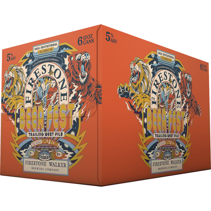 Firestone Walker Trailing West Pils collaboration with Half Acre