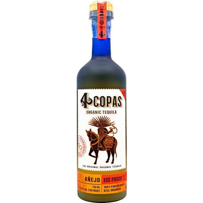4 Copas Overproof Anejo Organic Tequila