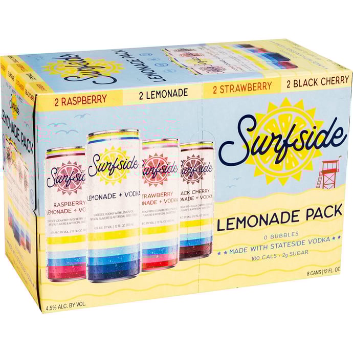 Surfside Lemonade & Vodka Variety 8pk Cans