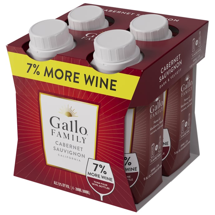 Gallo Family Vineyards Cabernet Sauvignon 4 Pack