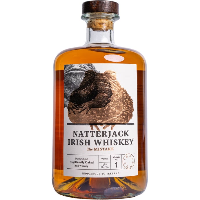 Gortinore Distillers & Co. Natterjack The Mistake Heavily Oaked Irish Whisky