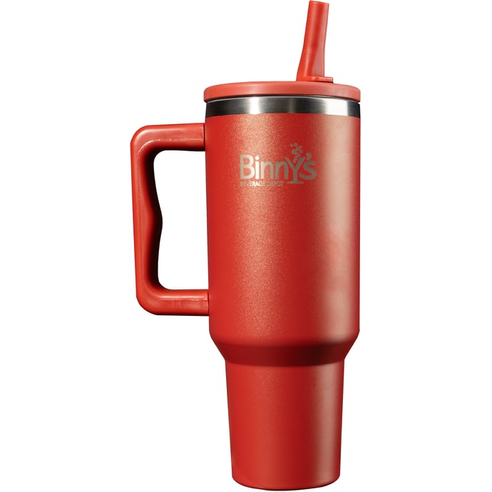 Binny's Logo 40z Tumbler Red