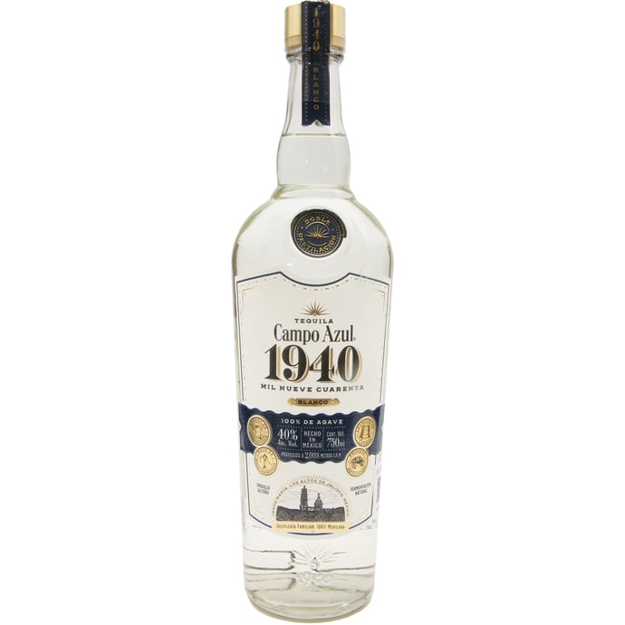 Campo Azul 1940 Blanco Tequila