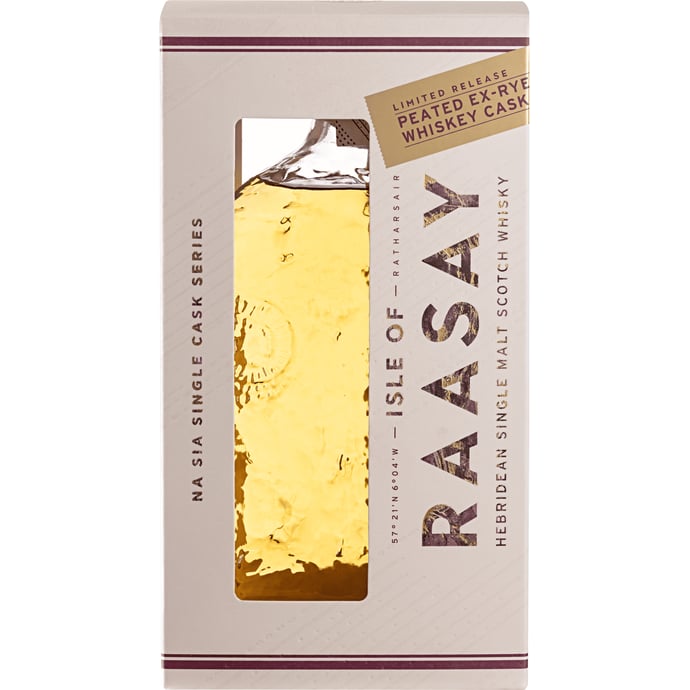 Isle of Raasay Distillery Unpeated Malt ex Rye Cask # 19/921