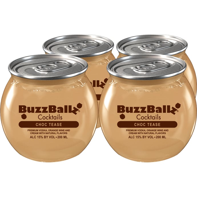 Buzzballz Choctease 4 Packs