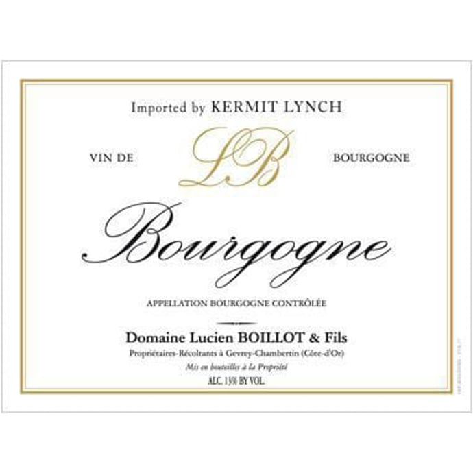 Domaine Lucien Boillot et Fils Gevrey Chambertin 2020