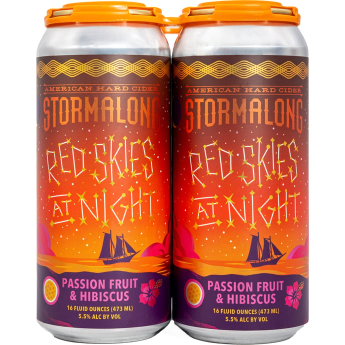 Stormalong Cider Red Skies At Night