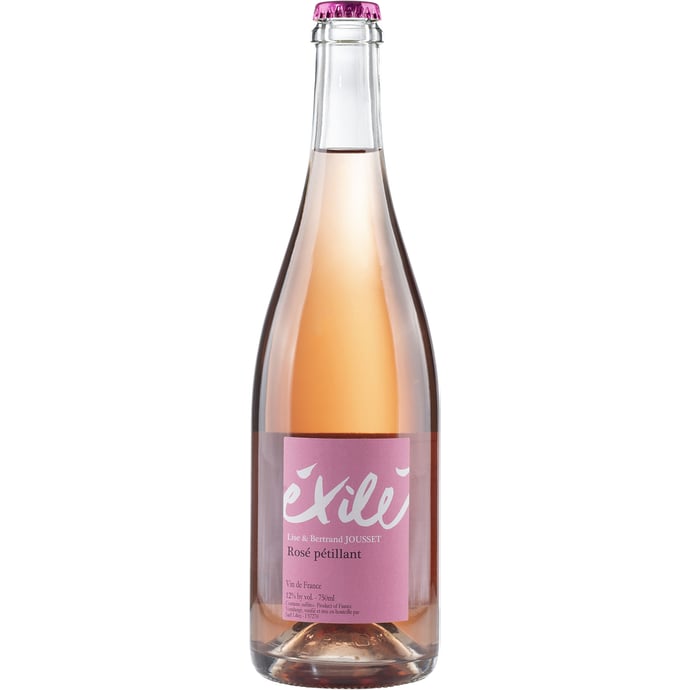 Lise et Bertrand Jousset Exile Petillant Rose 2023