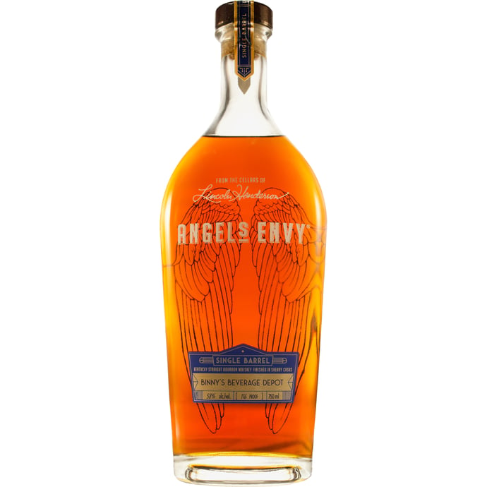 Angel's Envy Bourbon Sherry Barrel Select # CE106 Binny's Handpicked