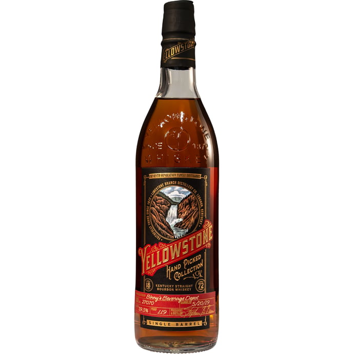 Yellowstone Handpicked Collection 119 Proof Bourbon Single Barrel # 27070 Binny's