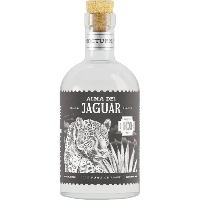 Alma Del Jaguar Nocturna Blanco Still Strength Tequila