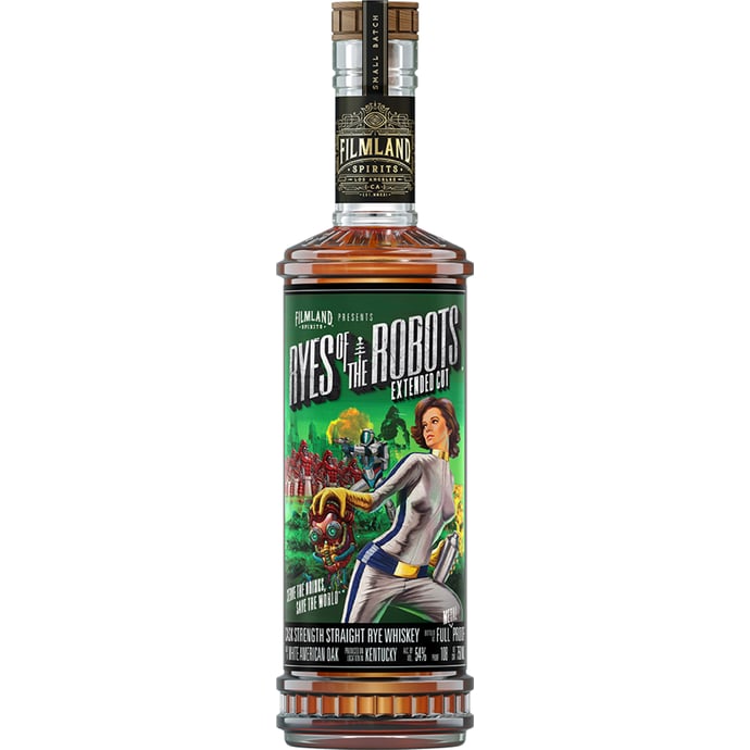 Filmland Spirits Rye of the Robots Extended Cut Cask Strength Straight Rye