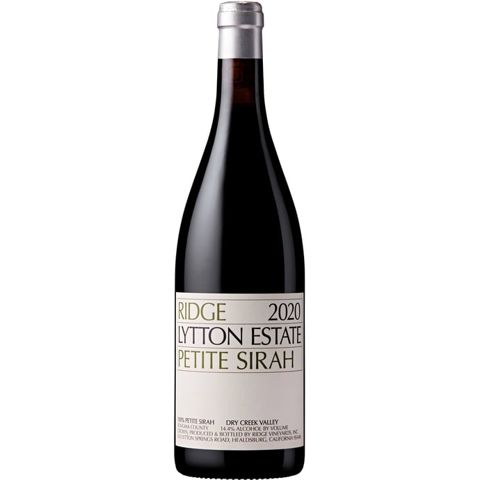 Ridge Vineyards Petite Sirah Lytton Estate Dry Creek Valley 2021