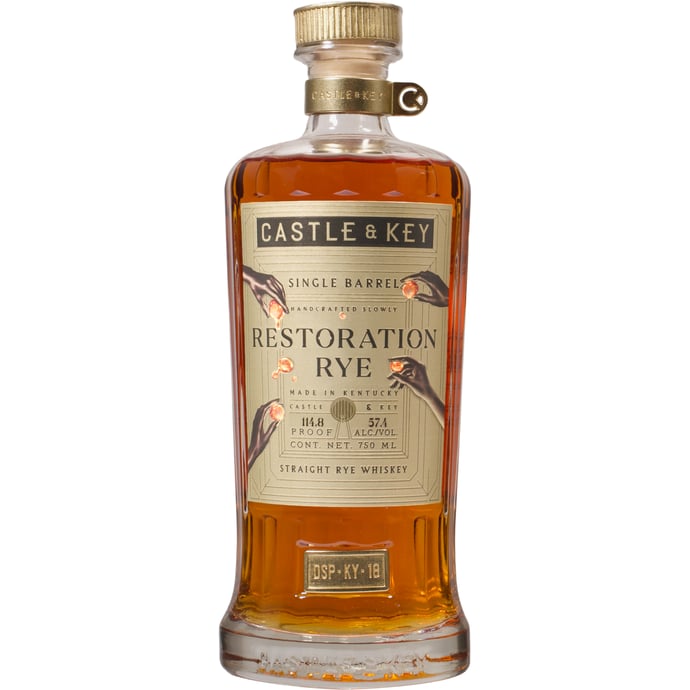 Castle & Key Rye Single Barrel # 4306 Binny's Handpicked
