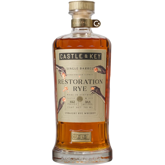 Castle & Key Rye Single Barrel # 4343 Binny's Handpicked