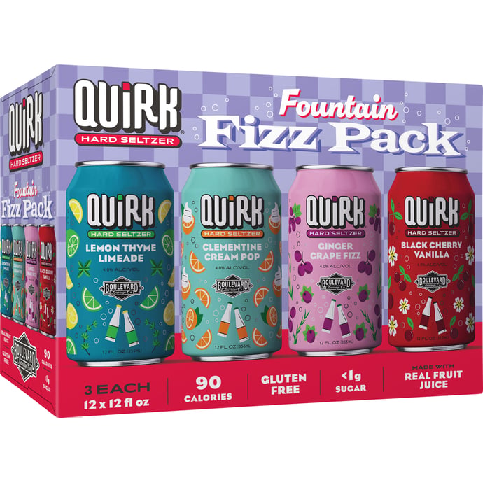Boulevard Quirk Hard Seltzer Fountain Fizz Pack