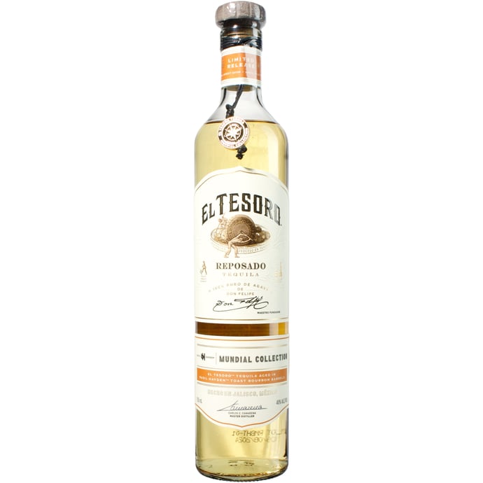 El Tesoro Reposado Mundial Edition From Basil Hayden Toast Cask
