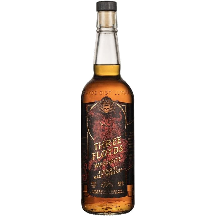 Three Floyds Distilling Warspite Straight Malt Whiskey Bottled in Bond