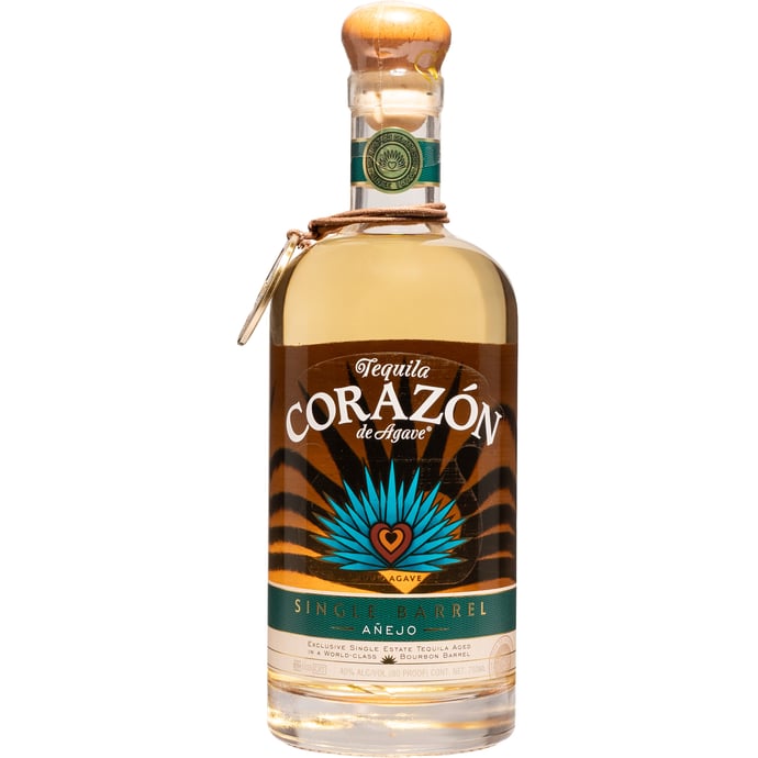 Corazon Anejo Tequila 32 Month Single Barrel # 271 Binny's Handpicked