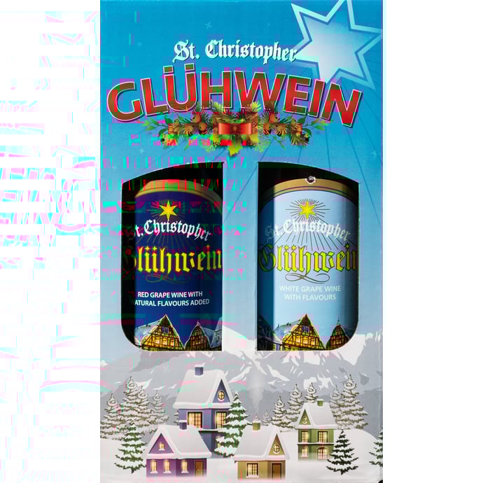 St Christopher 2 Btl Gluhwein Gift Set