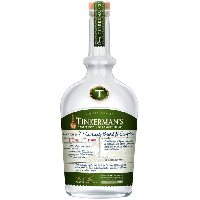 Tinkerman's Curiously Bright & Complex Gin