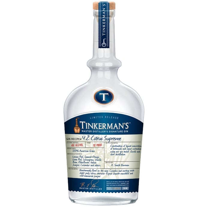 Tinkerman's Citrus Supreme Gin