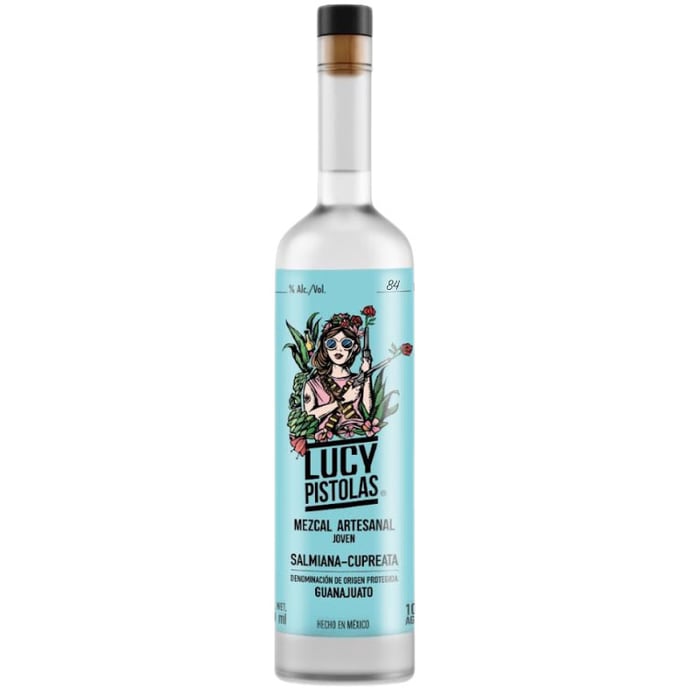 Lucy Pistolas Mezcal Ensamble Cupreata + Salmiana