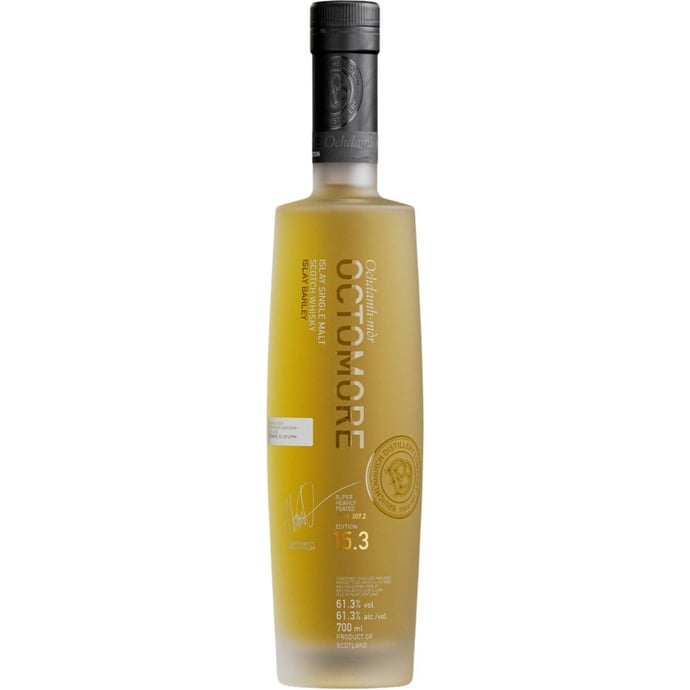 Octomore 15.3 5 year old Made From Octomore Farm Grown Concerto Barley 307.2 PPM