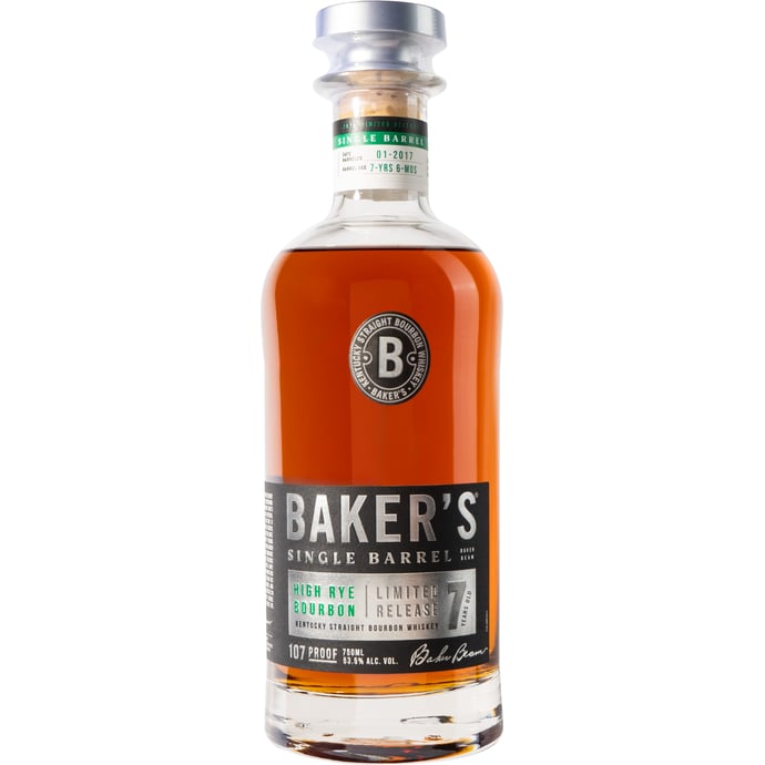 Baker's 7 year old High Rye Kentucky Straight Bourbon Limited Release