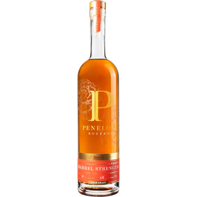 Penelope Barrel Strength Blended Four Grain Bourbon Binny's Handpicked