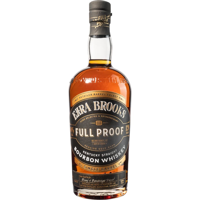 Ezra Brooks Distiller's Collection Barrel Proof Single Barrel # 21575 Binny's Handpicked