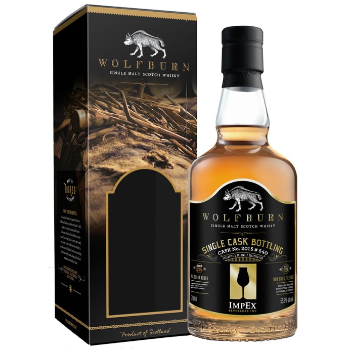 Wolfburn 9 year old Single Cask # 430 Highland Single Malt Scotch
