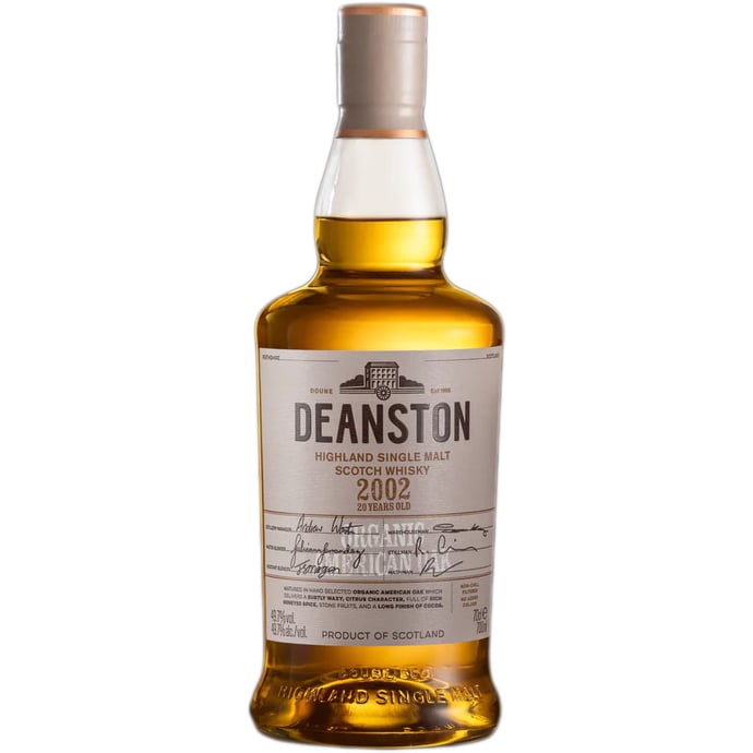 Deanston Organic 20 year old ex Recharred American Oak Limited Release 2002