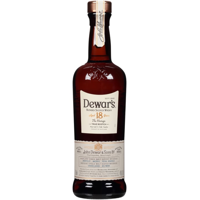 Dewars 18 year old Founder's Reserve Blended Scotch
