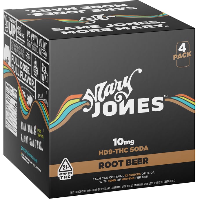 Mary Jones Root Beer 10MG THC