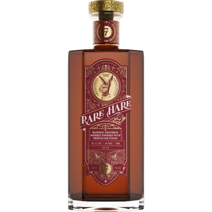 Rare Hare 7 year old Blended Bourbon Finished in French & American Oak Casks