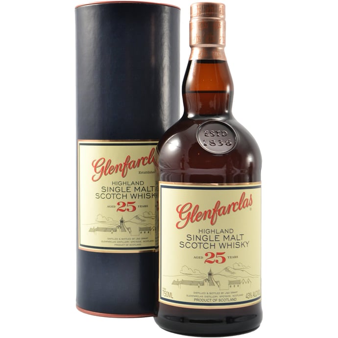 Glenfarclas 25 year old Speyside Malt Scotch