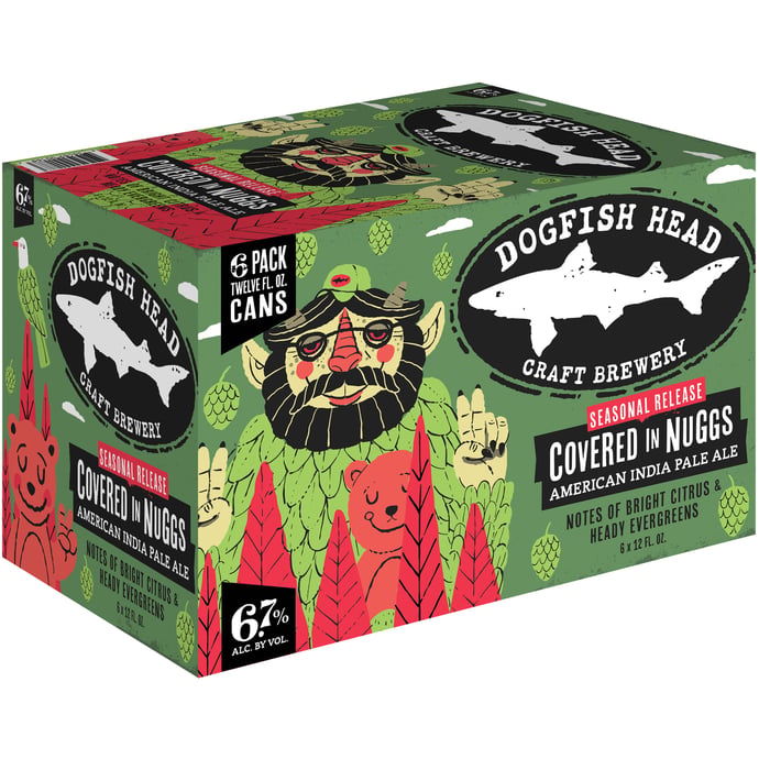 Dogfish Head Covered in Nuggs