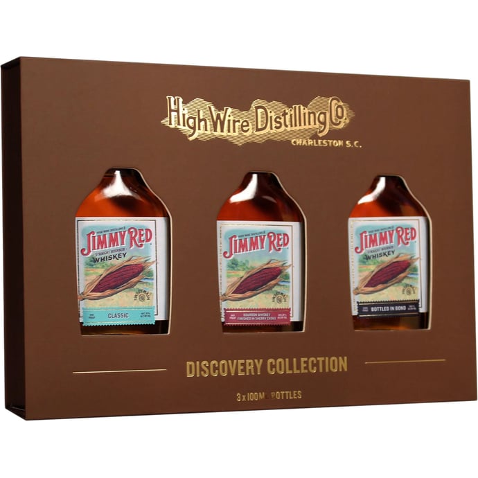 High Wire Distilling Jimmy Red Bourbon Discovery Collection 3 x 100ml
