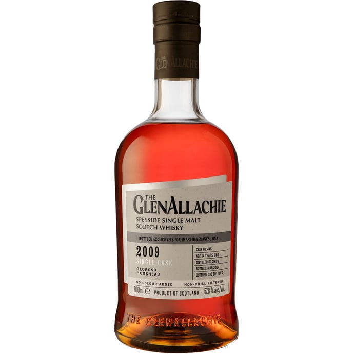 GlenAllachie 14 year old ex Oloroso Hoggie # 446 2009