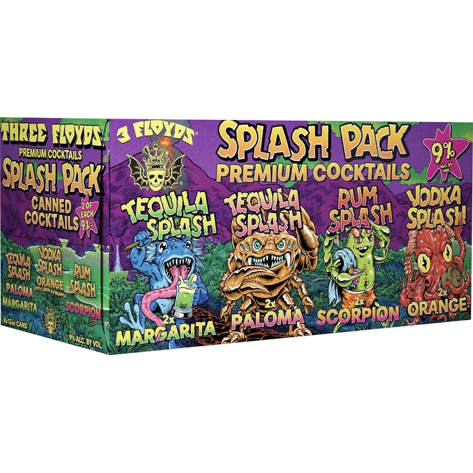 Three Floyds Splash Pack 8 Pack Cans