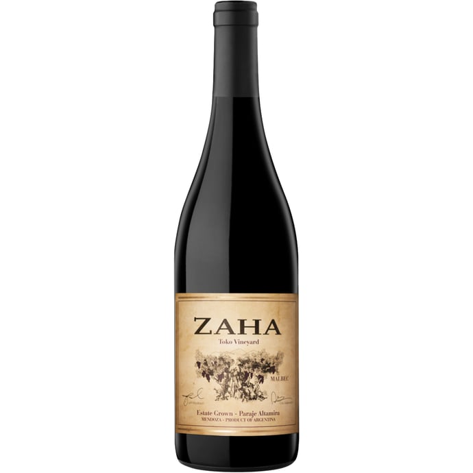 ZaHa Malbec Toko Vineyard 2021