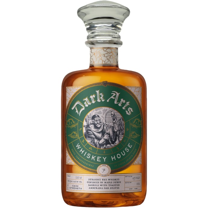 Dark Arts Whiskey House Ripple Rye 7 year old 95/5 Rye Maple & Amburana Finish