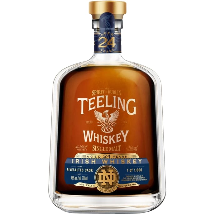 Teeling 24 year old Irish Single Malt Rivesaltes Finish Phoenix Legends Notre Dame Series