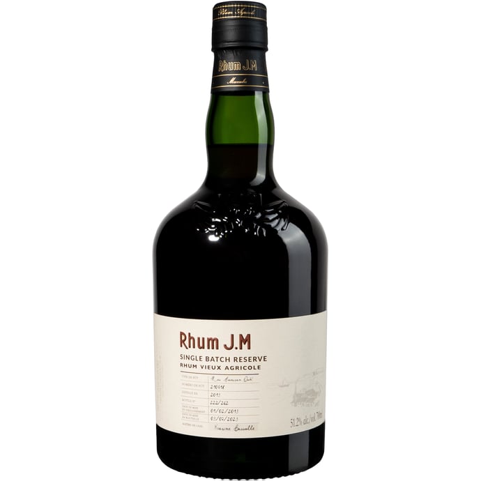Rhum JM 10 year old New American Oak Barrel # 0418 Binny's Handpicked 2013