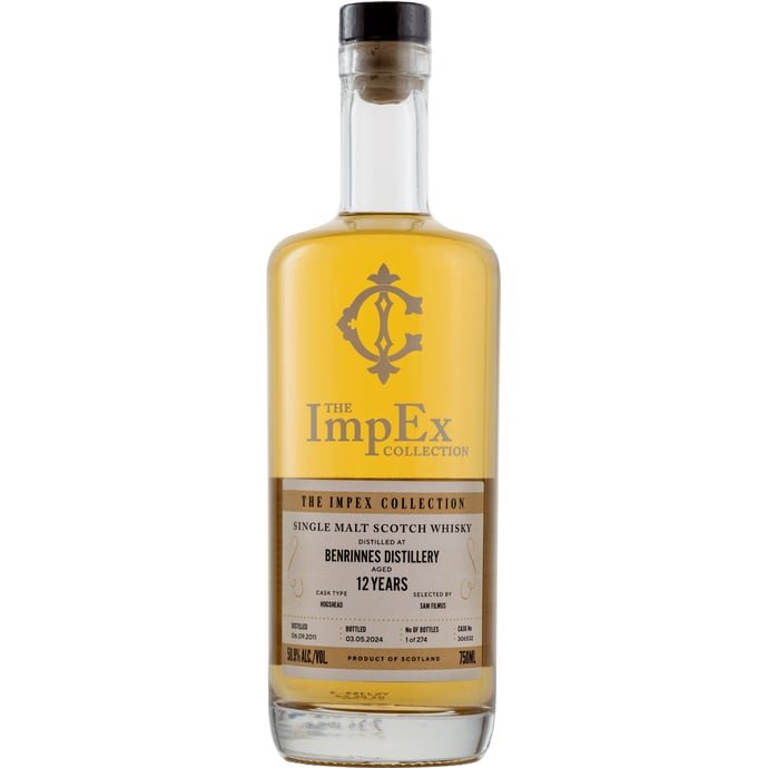 The Impex Collection Benrinnes 12 year old Cask Strength Single Malt 2011