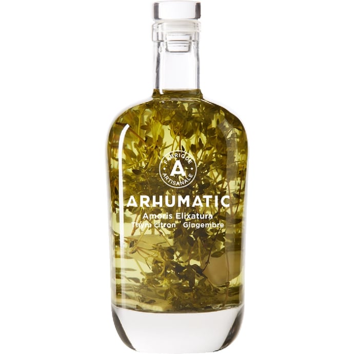 ARHUMATIC Amoris Elixirtura Lemon Thyme & Ginger Liqueur with Guadelupe Rhum Agricole